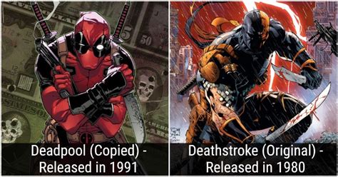 Marvel Characters Copied From DC Comics Which Then Became More Popular ...