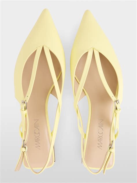 Riemchen-Ballerinas aus Leder | marc-cain.com/de