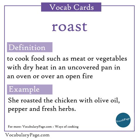 Image result for Cooking Vocabulary Examples