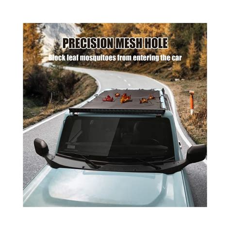 Buy Mabett Sunshade for Bronco Accessories Bimini Sun Shade Top,Mesh ...