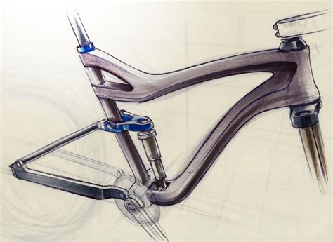 Mountain Bike Sketch - Bicycle Design Inspiration