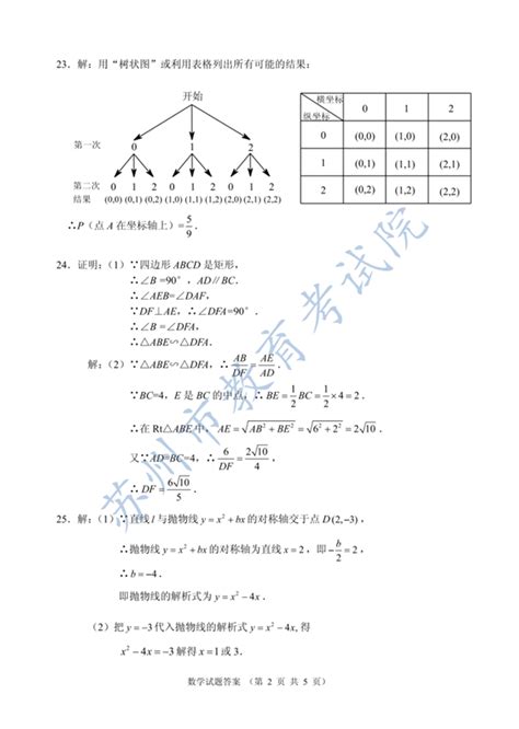 2013年苏州中考数学试题及答案发布（清晰版）【10】