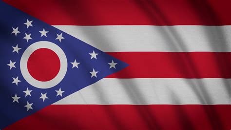 Ohio Flag Stock Video Footage for Free Download