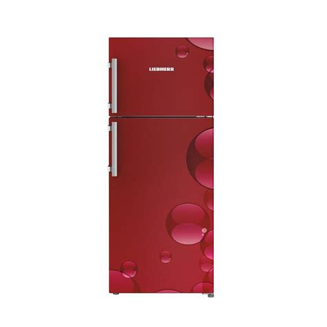 Buy Liebherr 265 litres 3 Star Double Door Refrigerator, Red Bubbles ...