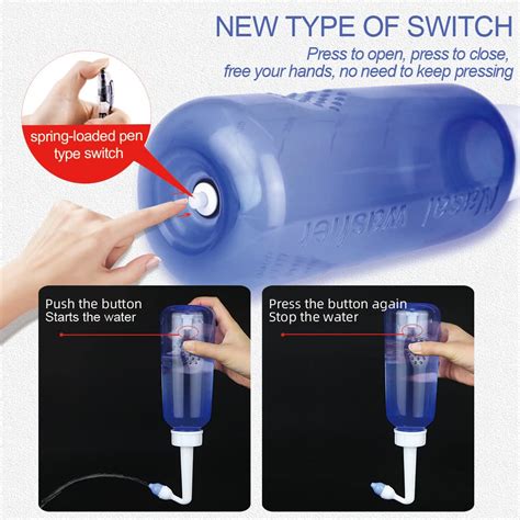 Buy Nasal Irrigation System-300ml 10oz Nasal wash Bottle Sinus Rinse ...