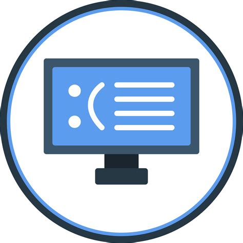 Image result for Computer Blue Screen Icon Settings