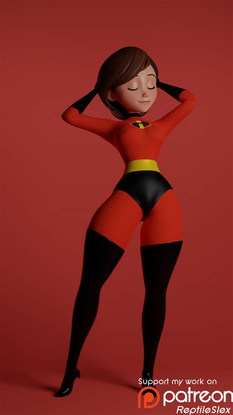 Helen Parr Elastigirl Mrs Incredible Pose v1 by AlenAbyss | The ...