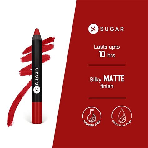 SUGAR Cosmetics - Matte As Hell - Crayon Lipstick 2.5g – Mani Ram ...