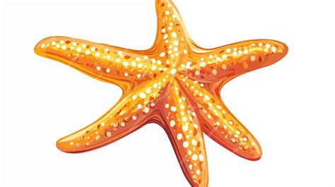 Vibrant Starfish Clipart Vector Illustration | Premium AI-generated vector