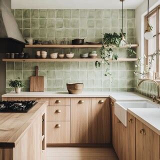 Contemporary Vector-Patterned Square Ceramic Kitchen Tile Design