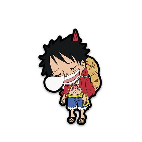 Sleeping Luffy Bumper Sticker