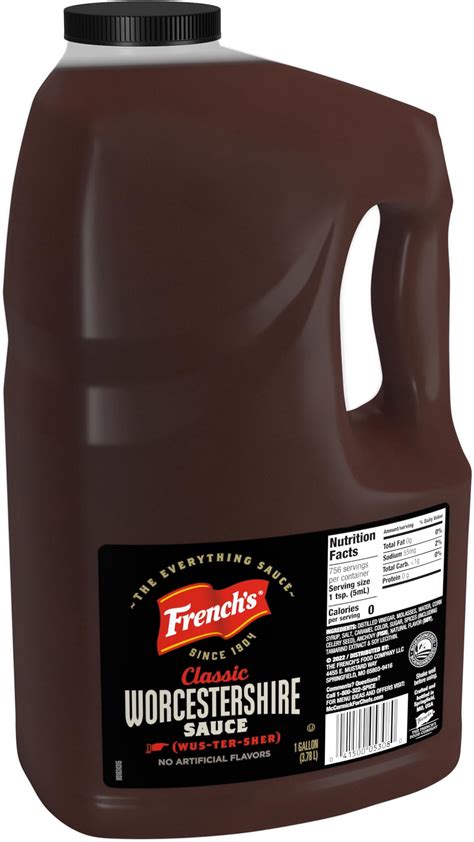 Amazon.com : French's Worcestershire Sauce, 1 gal - One Gallon ...