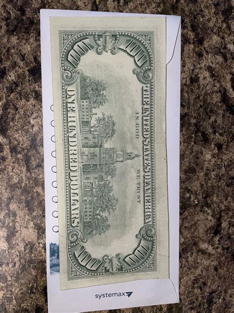 Misprint / Miscut Error $100 Bill Series 1977 Collectible, and rare ...
