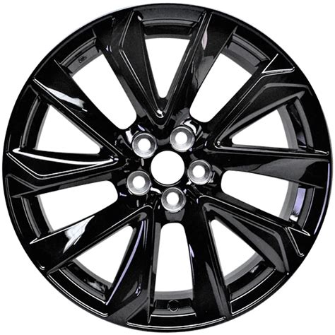 New 18" x 8" Alloy Black Replacement Wheel Rim 2019-2024 for Toyota ...