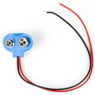 9V Battery Connector - Snap - 2 Pieces Pack buy online at Best Price ...