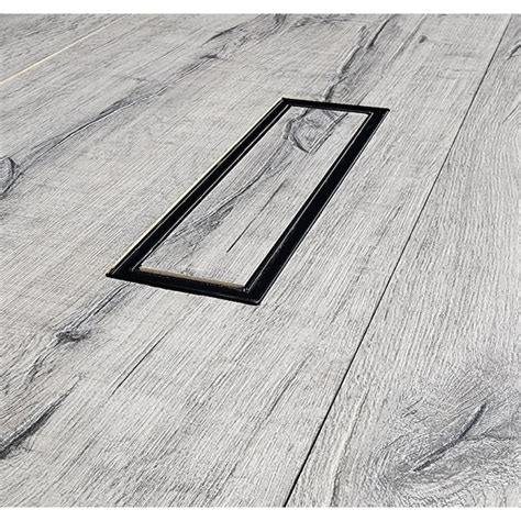 AlinO 4-in x 10-in Maximum airflow Steel and polystyrene Black Floor ...