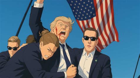 Studio Ghibli-Inspired AI Transforms Donald Trump - Fusion Chat