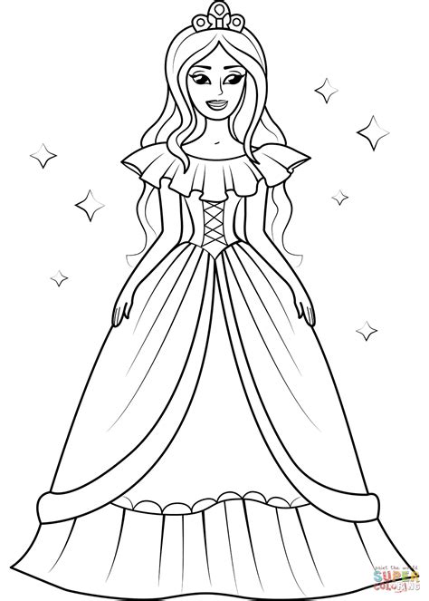 Dibujo De Barbie Princesa Para Colorear Dibujos Para, 45% OFF