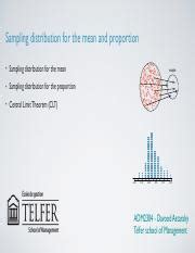 Image result for Mean of Sampling Distribution of Sample Proportion