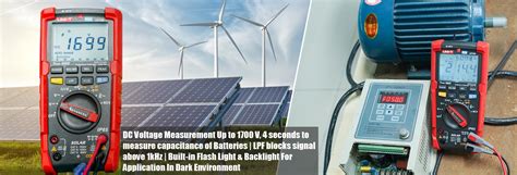 196 1700V DC True RMS Solar Multimeter