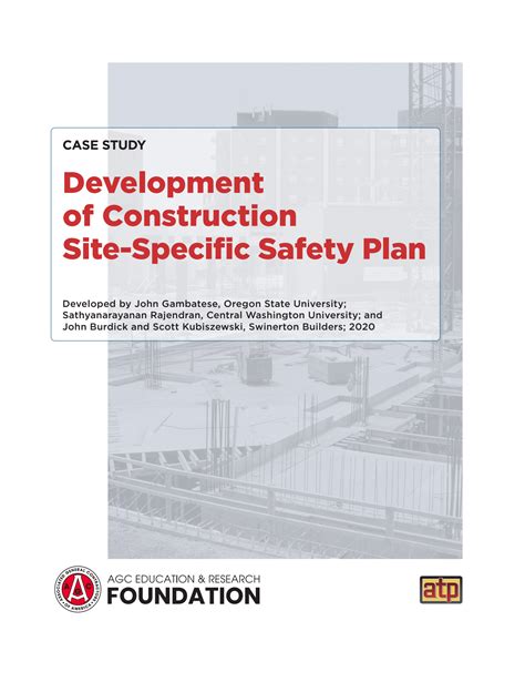 Development of Construction Site-Specific Safety Plan | AGC