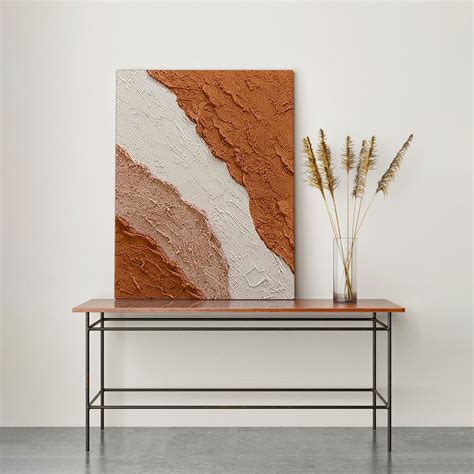 Terracotta Textured Wall Art – Articture