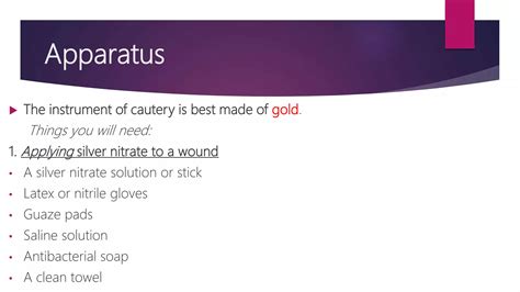 Cauterization | PPTX