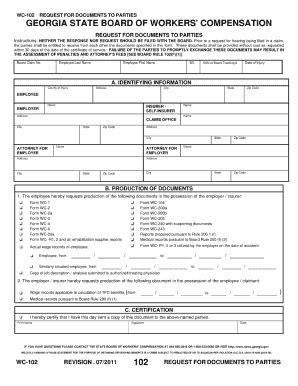 form wc 102 contract - Blank Fillable Template | Fill Out, Print ...