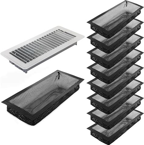 8 Pack Floor Register Cover Trap,Floor Vents Hoods for Home Air Vent ...