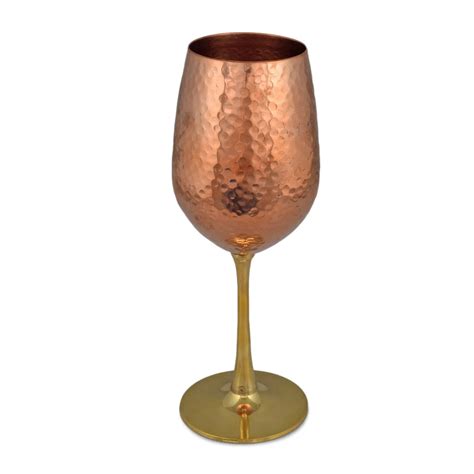 Crockery Wala Copper Goblet Champagne Wine Glass 300 ML – CROCKERY WALA ...