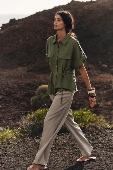 Women´s Linen Shirts | ZARA India