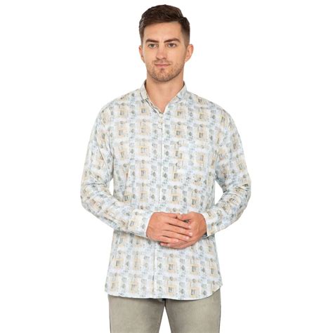 Authenzaa-Men-Casual-Shirt-SFCS015-White - RCM