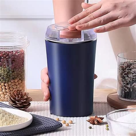 SUNVIBE Portable Electric Coffee Grinder | 300W Stainless Steel 4-Blade ...