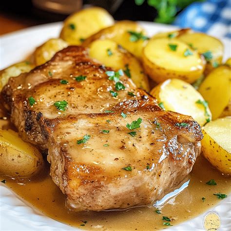 Easy Crock Pot Pork Chops and Potatoes Recipe