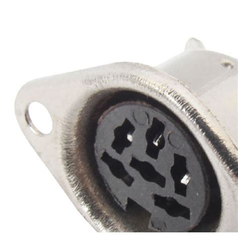 MX DIN Female Connector Metal 8 Pin Socket (MX-126) buy online at Best ...