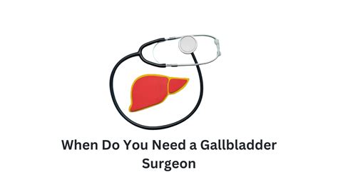 When Do You Need a Gallbladder Surgeon? Signs and Symptoms to Watch For!
