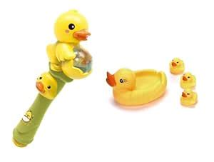 Buy Quasar Cute Duck Combo Projector Stick with Duck Bath Chu Chu Toy ...