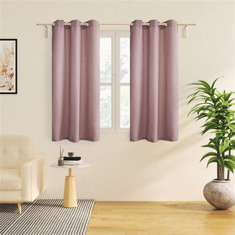 Buy Sierra Set of 2 Woven Room Darkening Window Curtains from Home ...