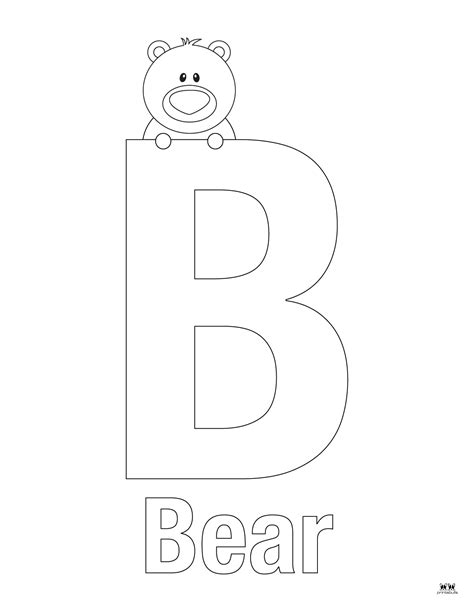 Coloring Pages For The Letter B