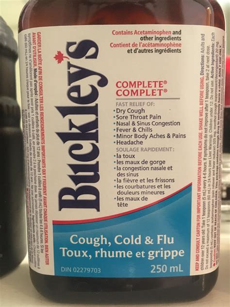 Buckley's Complete Cough, Cold & Flu Syrup reviews in Cough & Cold, Adult - FamilyRated