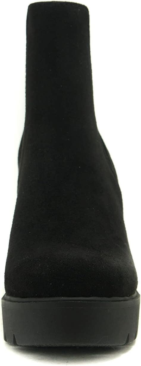 Soda EDITOR ~ Women Lug Sole High Heel Chelsea India | Ubuy