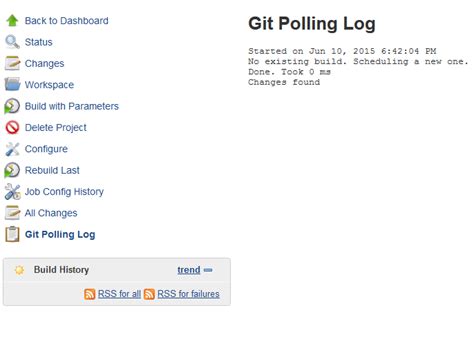Jenkins Build Using Poll SCM 的图像结果