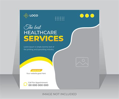 Professional medical healthcare service social media post template ...