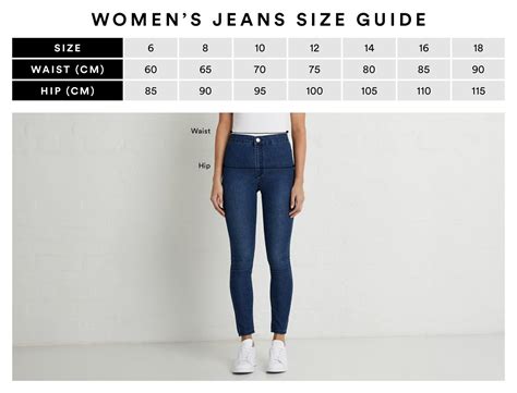 Jeans Size Chart Europe at Annabelle Parkhill blog