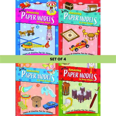 Make Amazing Paper Models - Set of 4 – SapienKid™