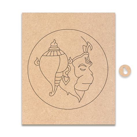 Pre-marked MDF Painting Board Shiva Design | Tokyodo