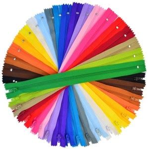 DIY Crafts Nylon Coil Zippers Bulk for Craft( Pack of 100 Pcs, 12 inch ...