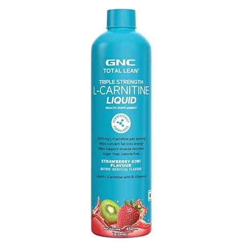 GNC Liquid L-Carnitine 3000mg | 450 ml | 30 Servings | Converts Fat to ...
