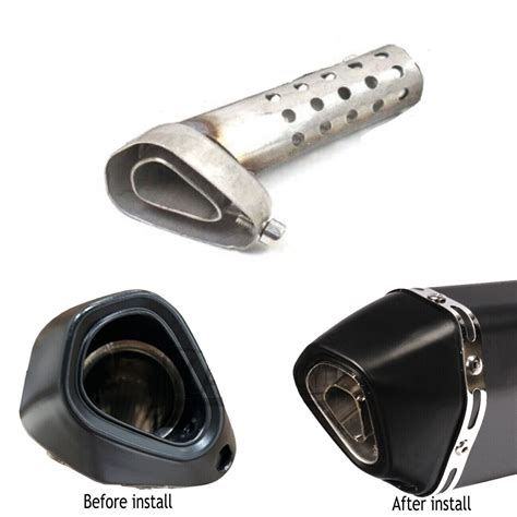 Front Motorcycle Silencer AKRAPOVIC DB Killer Baffles Exhaust Muffler ...