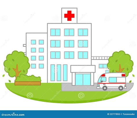Hospital ilustração stock. Ilustração de ruas, cuidado - 22777855